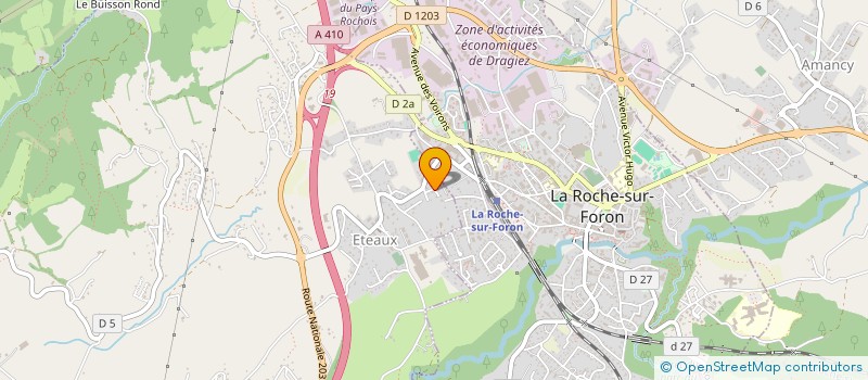 localisation de l'entreprise MONSIEUR GUILLAUME GENTILLE  BONNEVILLE