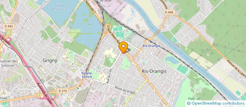 localisation de l'entreprise MONSIEUR GUILLAUME GEORGET à RIS-ORANGIS