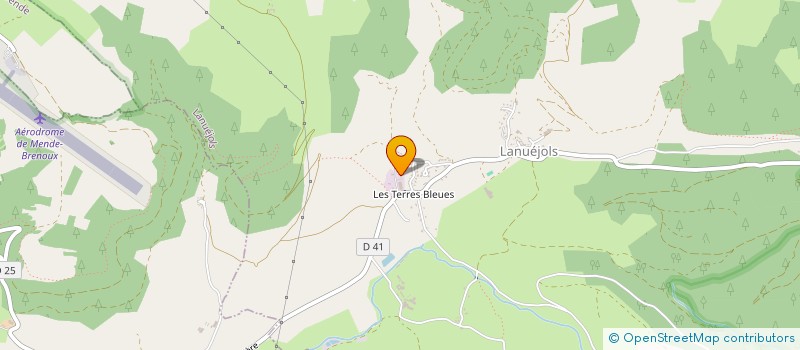 localisation de l'entreprise MONSIEUR GUILLAUME GERBAL  LANUEJOLS