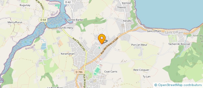 localisation de l'entreprise MONSIEUR GUILLAUME GERNO  PLESTIN-LES-GREVES