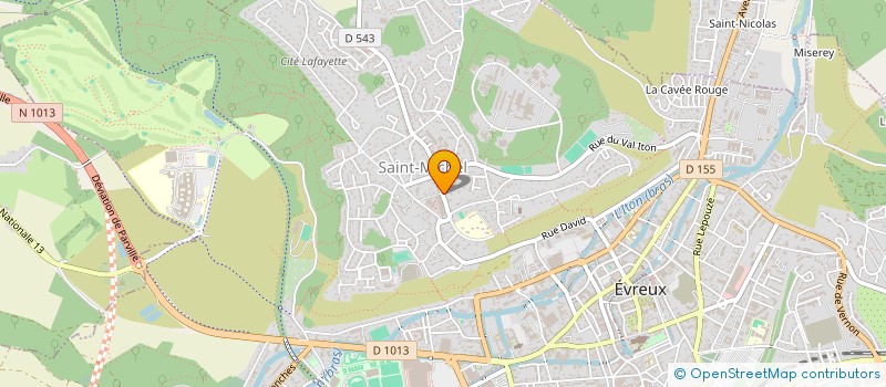 localisation de l'entreprise MONSIEUR GUILLAUME GERVAIS  EVREUX