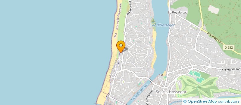 localisation de l'entreprise MONSIEUR GUILLAUME GETHER  SOORTS-HOSSEGOR