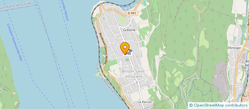 localisation de l'entreprise MONSIEUR GUILLAUME GEX  BRISON-SAINT-INNOCENT