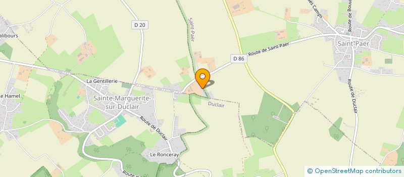 localisation de l'entreprise MONSIEUR GUILLAUME GIBERT  EPINAY-SUR-DUCLAIR