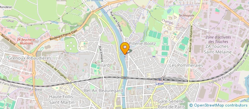localisation de l'entreprise MONSIEUR GUILLAUME GIBON à LAVAL