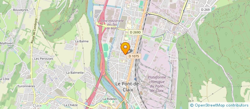 localisation de l'entreprise MONSIEUR GUILLAUME GIESNER  LE PONT-DE-CLAIX