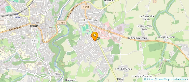 localisation de l'entreprise MONSIEUR GUILLAUME GILBERT à LANVALLAY