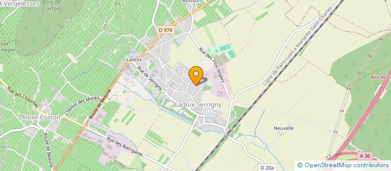 localisation de l'entreprise MONSIEUR GUILLAUME GILG  LADOIX-SERRIGNY