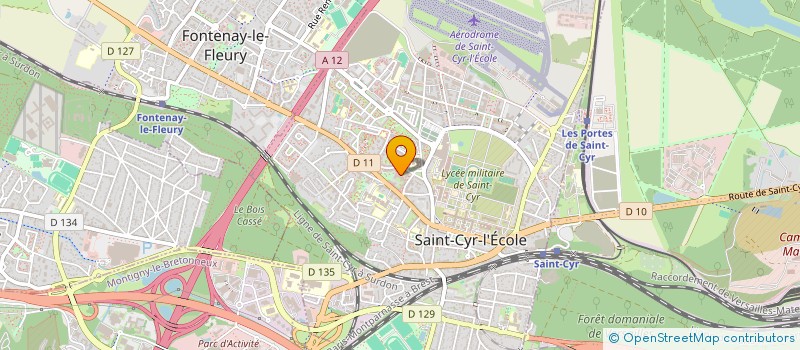 localisation de l'entreprise MONSIEUR GUILLAUME GILLE  SAINT-CYR-L'ECOLE