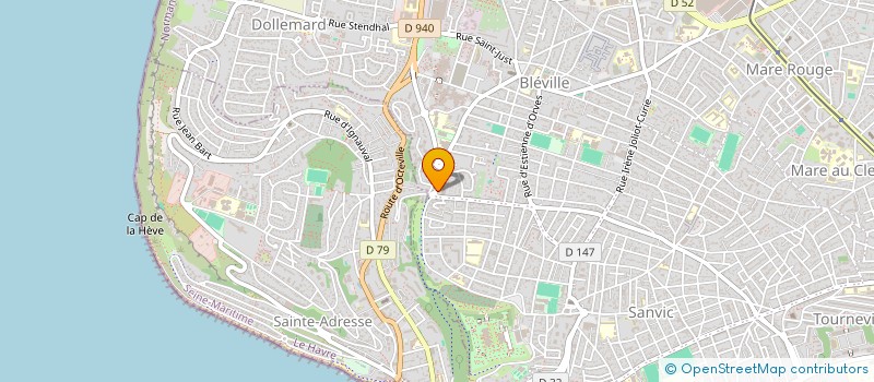 localisation de l'entreprise MONSIEUR GUILLAUME GIORIA  LE HAVRE