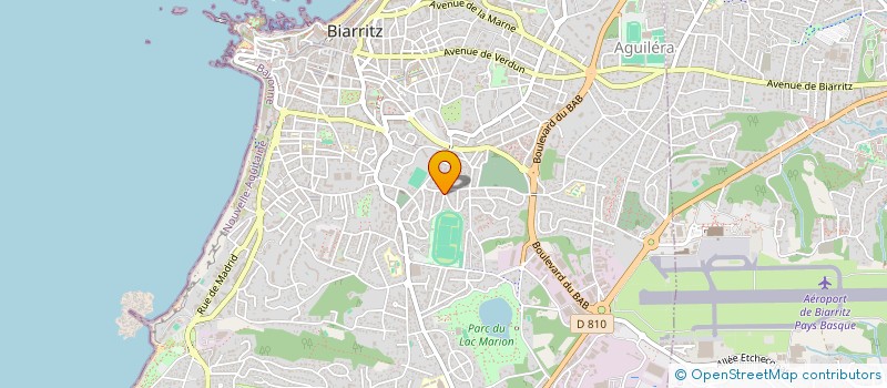 localisation de l'entreprise MONSIEUR GUILLAUME GIRAN  BIARRITZ