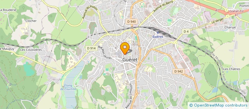 localisation de l'entreprise MONSIEUR GUILLAUME GIRAUD à GUERET
