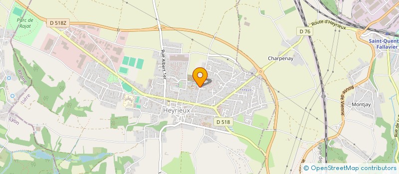 localisation de l'entreprise MONSIEUR GUILLAUME GIROUBIT  HEYRIEUX