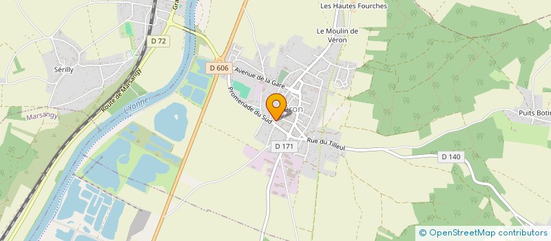 localisation de l'entreprise MONSIEUR GUILLAUME GIZARD  VERON