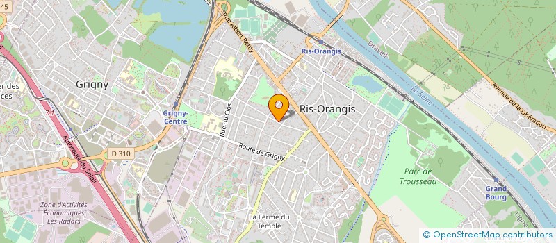 localisation de l'entreprise MONSIEUR GUILLAUME GLEMET à RIS-ORANGIS