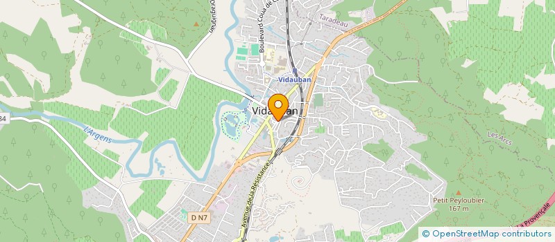 localisation de l'entreprise MONSIEUR GUILLAUME GOCHE  VIDAUBAN