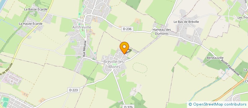 localisation de l'entreprise MONSIEUR GUILLAUME GODEAU  BREVILLE-LES-MONTS