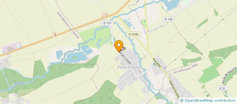 localisation de l'entreprise MONSIEUR GUILLAUME GODOT  PAISY-COSDON