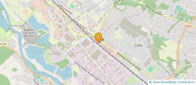 localisation de l'entreprise MONSIEUR GUILLAUME GOFFIN  LONS