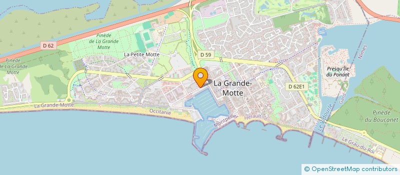 localisation de l'entreprise MONSIEUR GUILLAUME GOLDSTEIN  LA GRANDE-MOTTE