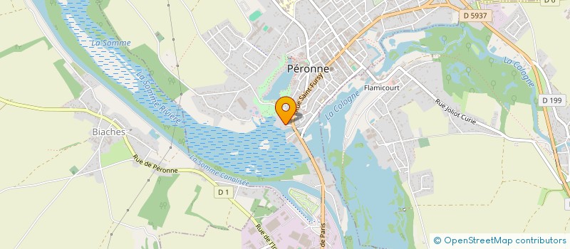 localisation de l'entreprise MONSIEUR GUILLAUME GONNET  PERONNE