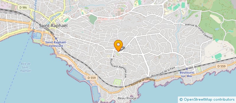 localisation de l'entreprise MONSIEUR GUILLAUME GORAIEB  SAINT-RAPHAEL