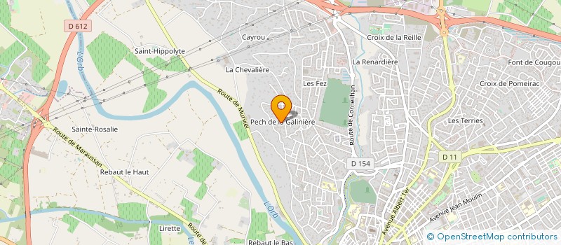 localisation de l'entreprise MONSIEUR GUILLAUME GORDO à BEZIERS