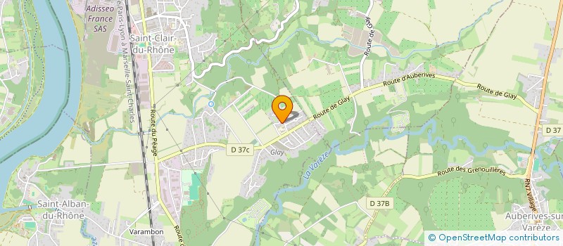 localisation de l'entreprise MONSIEUR GUILLAUME GORECKI  SAINT-CLAIR-DU-RHONE