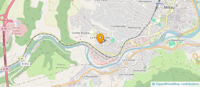 localisation de l'entreprise MONSIEUR GUILLAUME GORIAUX à MILLAU