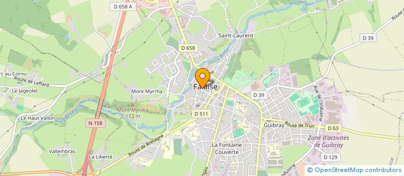 localisation de l'entreprise MONSIEUR GUILLAUME GORSE à FALAISE