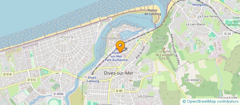 localisation de l'entreprise MONSIEUR GUILLAUME GOSSELIN  DIVES-SUR-MER