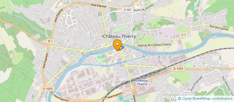 localisation de l'entreprise MONSIEUR GUILLAUME GOSSELIN à CHATEAU-THIERRY