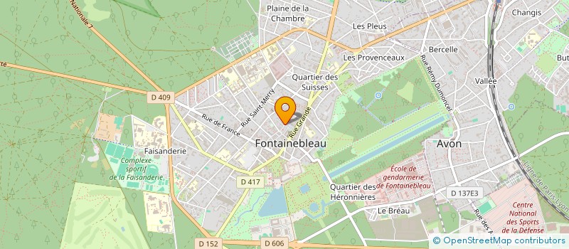 localisation de l'entreprise MONSIEUR GUILLAUME GOUGEON à FONTAINEBLEAU