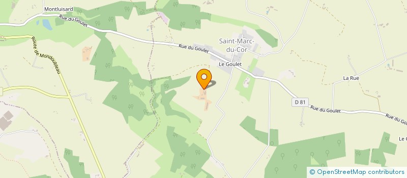 localisation de l'entreprise MONSIEUR GUILLAUME GOUJON à SAINT-MARC-DU-COR