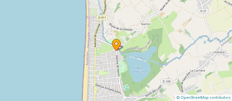 localisation de l'entreprise MONSIEUR GUILLAUME GOULLET DE RUGY  JULLOUVILLE