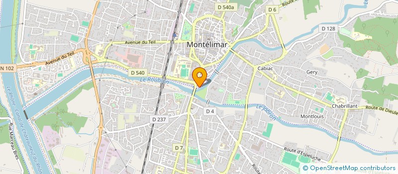 localisation de l'entreprise MONSIEUR GUILLAUME GOUNDEN  MONTELIMAR