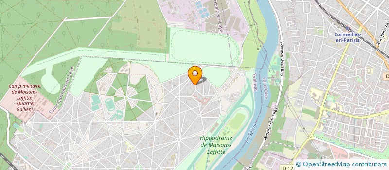 localisation de l'entreprise MONSIEUR GUILLAUME GOUPIL  MAISONS-LAFFITTE