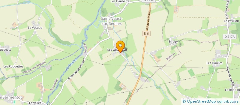 localisation de l'entreprise MONSIEUR GUILLAUME GOURNAY  SAINT-VAAST-SUR-SEULLES