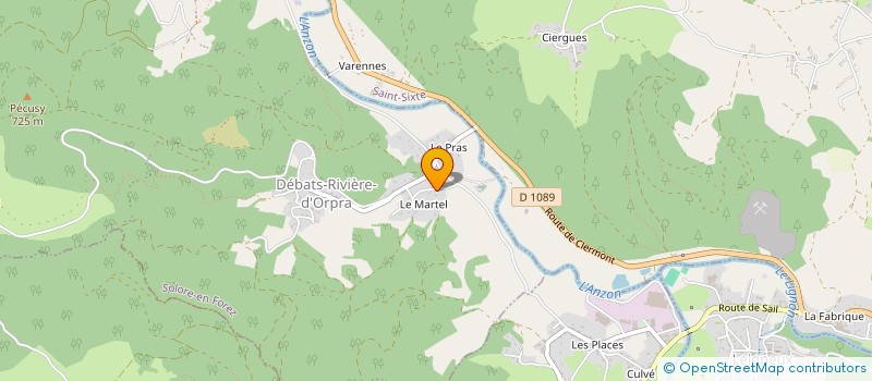 localisation de l'entreprise MONSIEUR GUILLAUME GOUTTE  DEBATS-RIVIERE-D'ORPRA