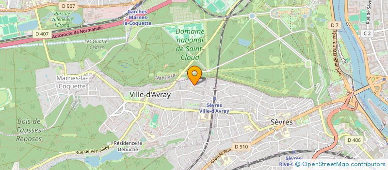 localisation de l'entreprise MONSIEUR GUILLAUME GRAILLE  VILLE-D'AVRAY