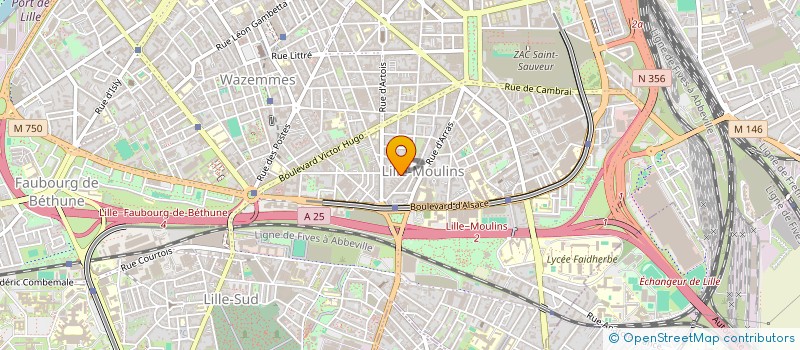 localisation de l'entreprise MONSIEUR GUILLAUME GRAILLES à LILLE
