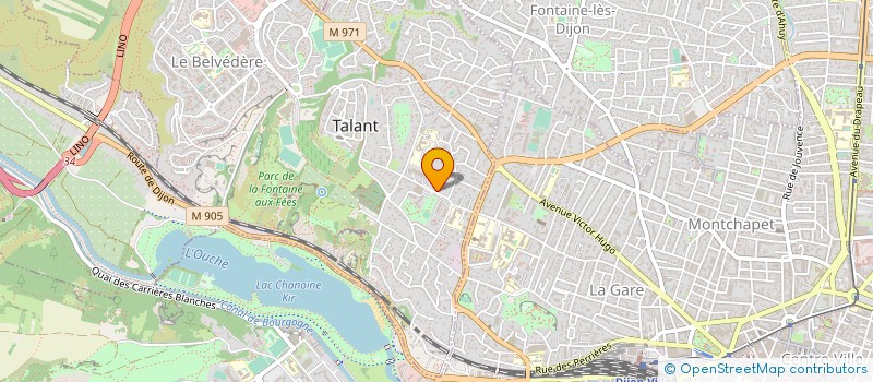 localisation de l'entreprise MONSIEUR GUILLAUME GRAILLOT à TALANT