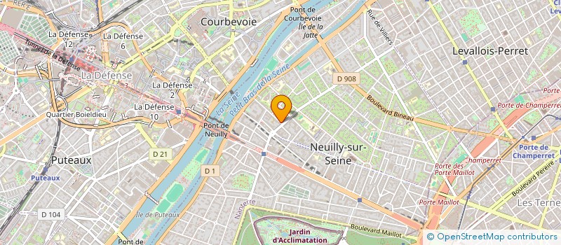 localisation de l'entreprise MONSIEUR GUILLAUME GRANGE à NEUILLY-SUR-SEINE