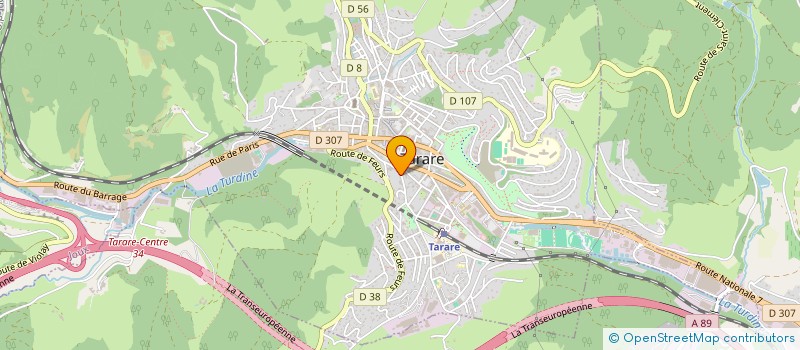 localisation de l'entreprise MONSIEUR GUILLAUME GRANJARD  TARARE