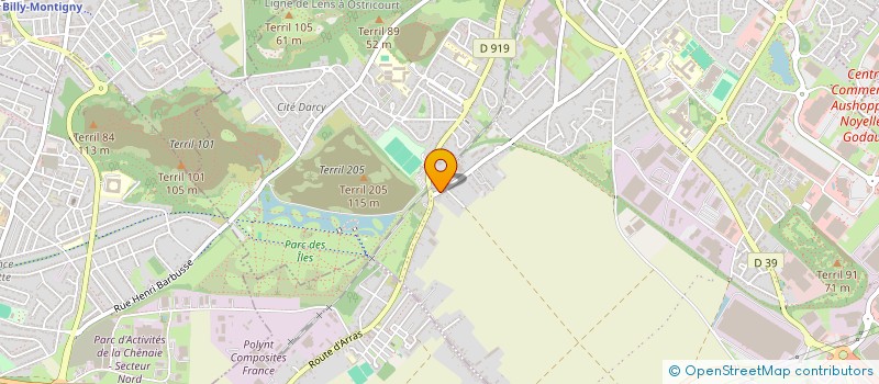 localisation de l'entreprise MONSIEUR GUILLAUME GRARRE  HENIN-BEAUMONT