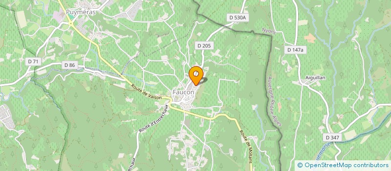 localisation de l'entreprise MONSIEUR GUILLAUME GRAS  FAUCON