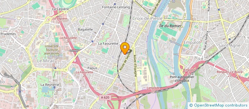 localisation de l'entreprise MONSIEUR GUILLAUME GRATIOLET à TOULOUSE