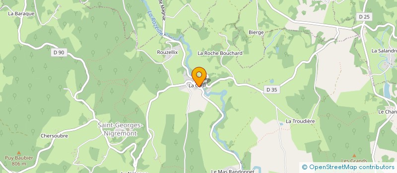 localisation de l'entreprise MONSIEUR GUILLAUME GREGOIRE à SAINT-GEORGES-NIGREMONT