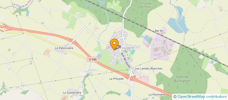 localisation de l'entreprise MONSIEUR GUILLAUME GRELAUD-CLAUTOUR  FOUGERE