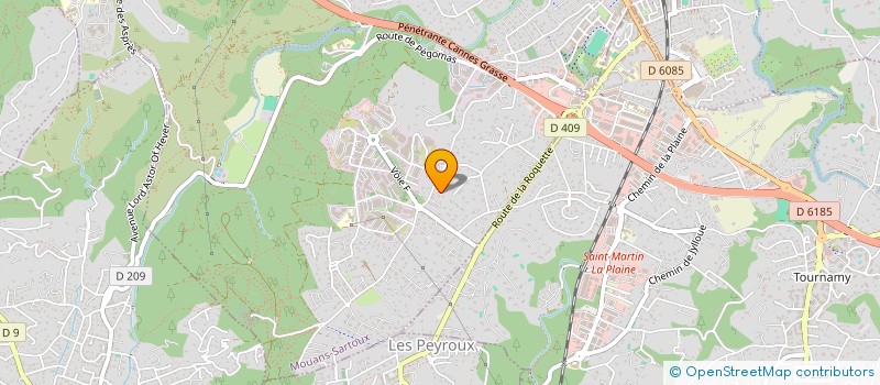 localisation de l'entreprise MONSIEUR GUILLAUME GRIFFONI  MOUANS-SARTOUX